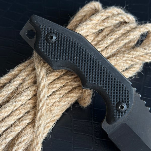 Ніж похідний "Медик" K001BL сталь 60С2А (KLD5) KLD5 фото