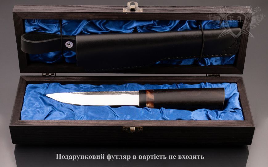 Нож ручной работы "Якут коричневый кант" RVD121 (Н0829) RVD121 фото