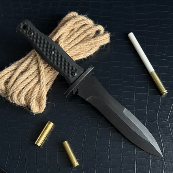 Похідний ніж "ДШВ" K007BL сталь 60С2А (KLD16) KLD16 фото