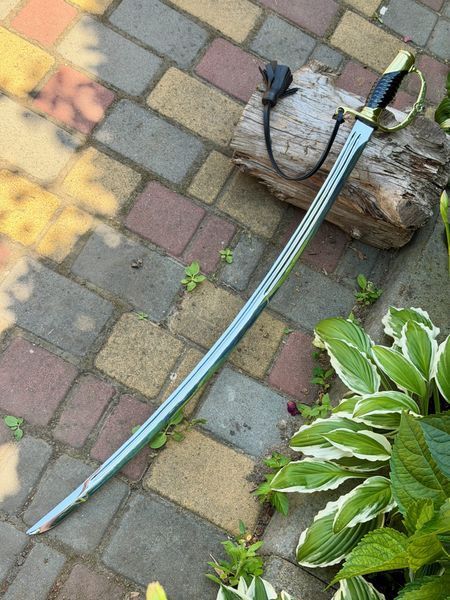 Подарункова драгунська шабля без піхов сталь 40х13 із гартуванням KN283 KN283-1 фото