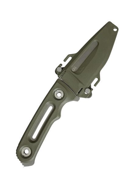 Туристичний ніж 2-2398 сталь D2 зелений (KN1078) KN1078 фото