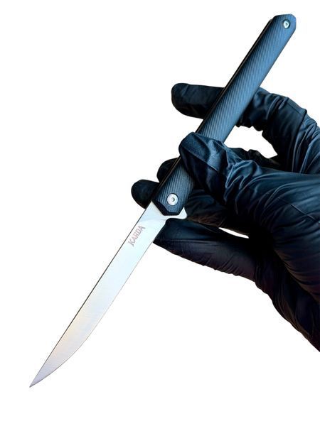 Нож складной Karda J097 black handle drop blade KB27 (1542) KB27 фото