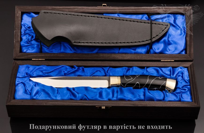 Авторський ніж ручної роботи "Чорний Онікс" клинок фінський RVD149 (Н0855) RVD149 фото